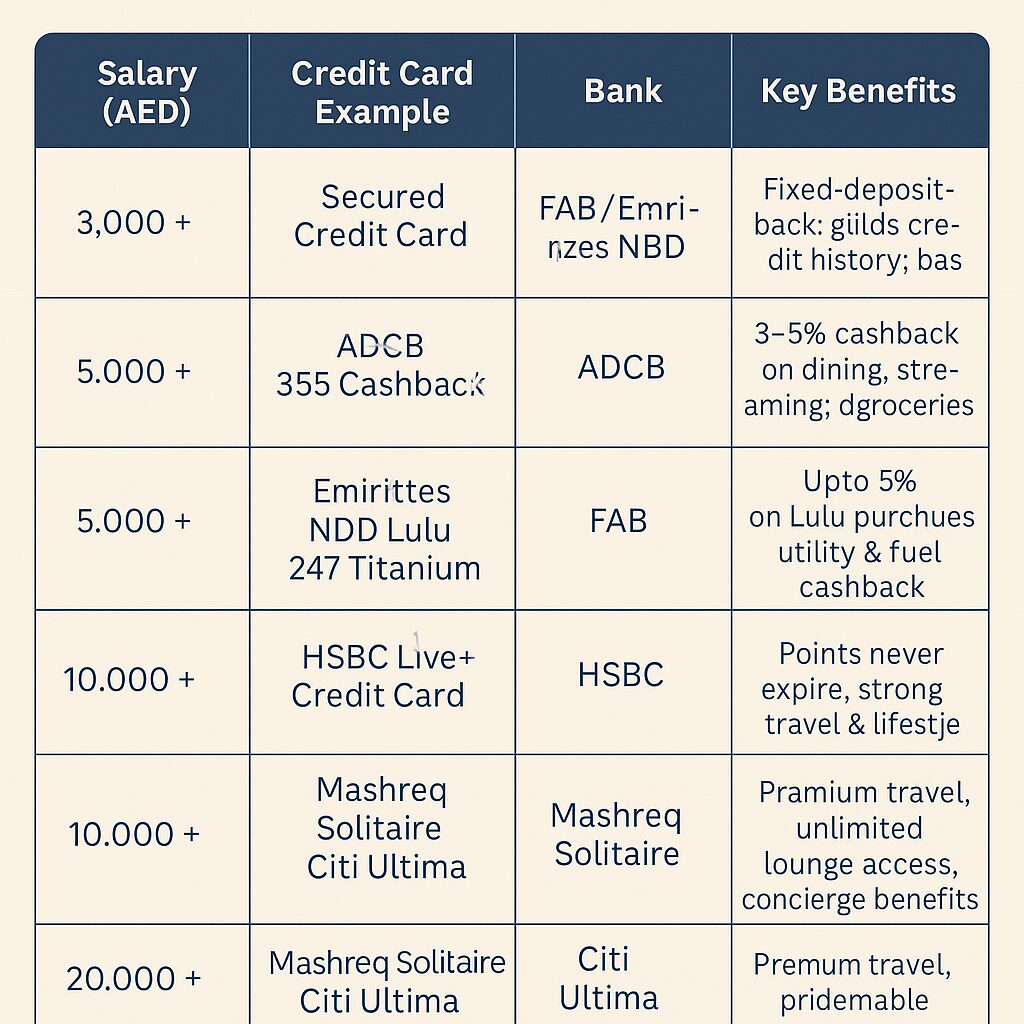 Minimum Salary for Credit Card in UA
