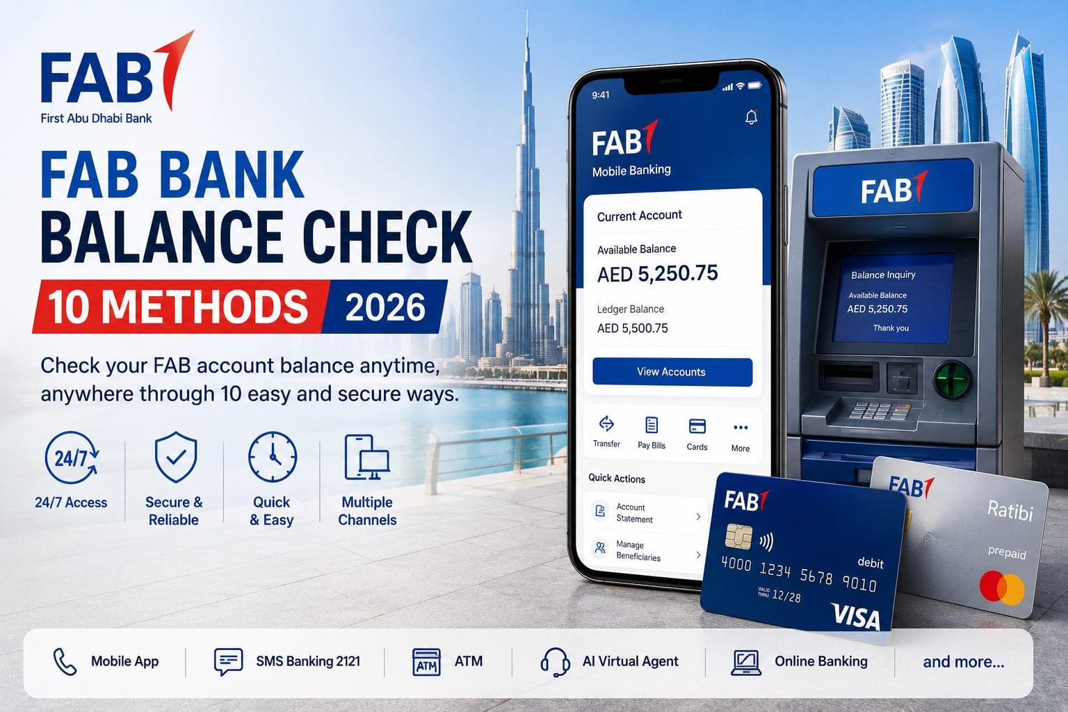 FAB Bank Balance Check 10 Methods 2026 1 FAB Bank Balance Check
