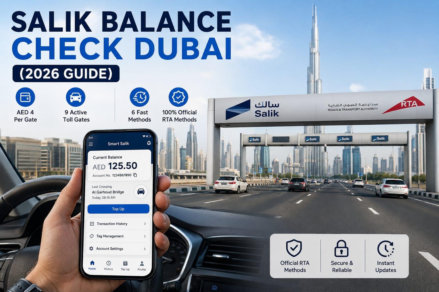 Salik Balance Check Dubai: 6 Fast Methods to Check in 2026 1 Salik Balance Check