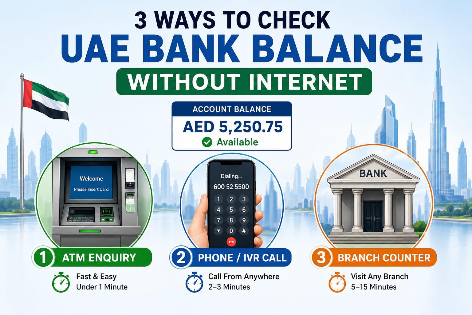 UAE Bank Balance Check offline